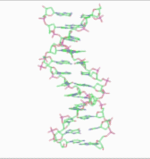 DNA helix spinning