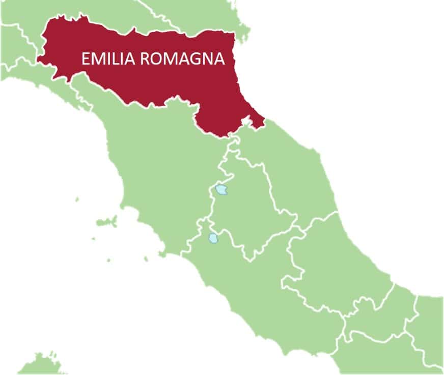 Emilia Romagna in central Italy