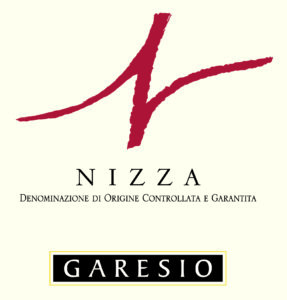 Garesio Nizza DOCG label