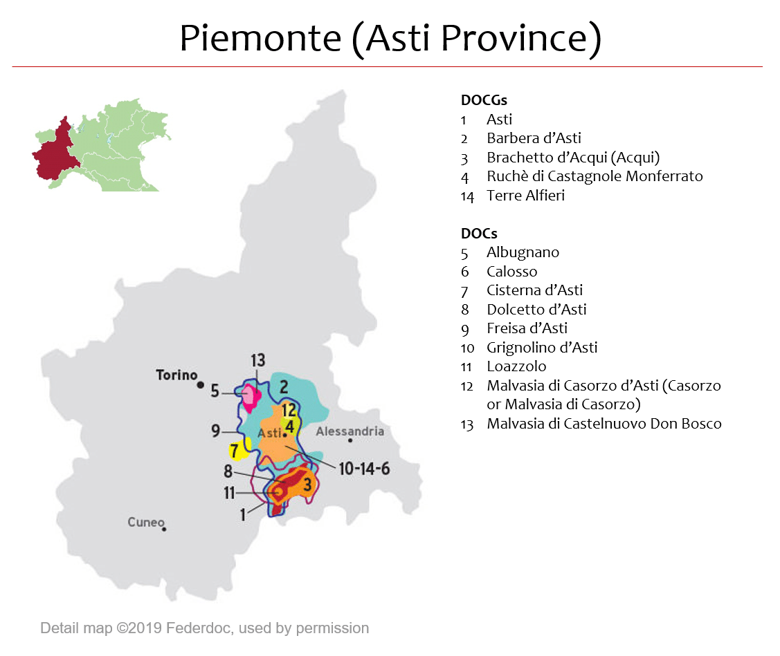 Central Monferrato di Castagnole Ruchè » Italian DOCG Wine