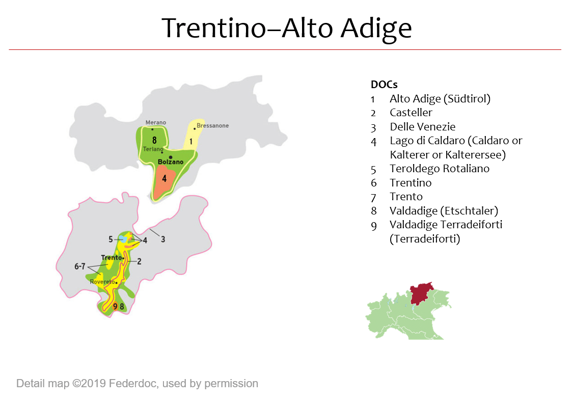 DOC Trentino Wine Italian Central »